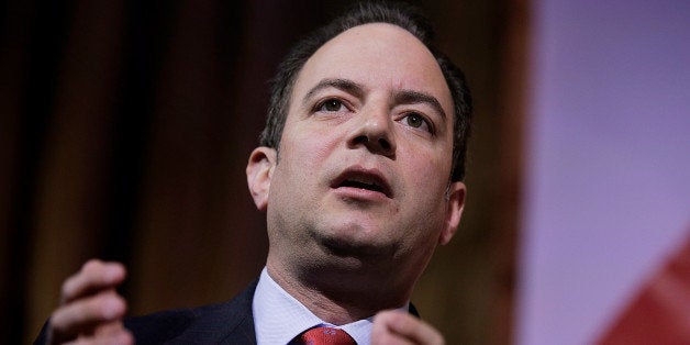 NATIONAL HARBOR, MD - MARCH 08: Reince Priebus, chairman of the Republican National Committee, speaks on a panel during the 41st annual Conservative Political Action Conference at the Gaylord International Hotel and Conference Center on March 8, 2014 in National Harbor, Maryland. The conference, a project of the American Conservative Union, brings together conservatives polticians, pundits and voters for three days of speeches and workshops. (Photo by T.J. Kirkpatrick/Getty Images)