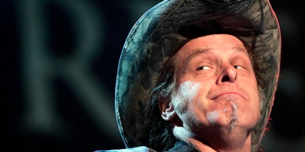 ** FILE ** In this May 19, 2006 file photo, Ted Nugent performs during the opening ceremony of the National Rifle Association
