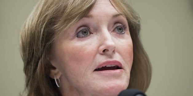 Marilyn Tavenner, Administrator of the Centers for Medicare and Medicaid Services at the Department of Health and Human Services, testifies during a US House Committee on Oversight and Government Reform hearing on Capitol Hill in Washington, DC, December 9, 2014. AFP PHOTO / SAUL LOEB (Photo credit should read SAUL LOEB/AFP/Getty Images)