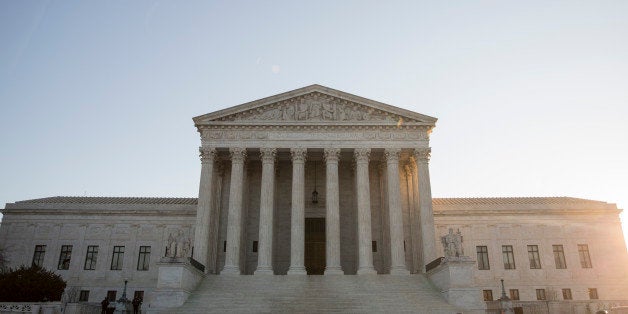 WASHINGTON, DC - JANUARY 16:A view of the Supreme Court, January 16, 2015 in Washington, DC. On Friday, the Supreme Court is meeting in closed conference to decide whether it will take up cases on the issues of same sex-marriage and marriage recognition from several states. (Drew Angerer/Getty Images)