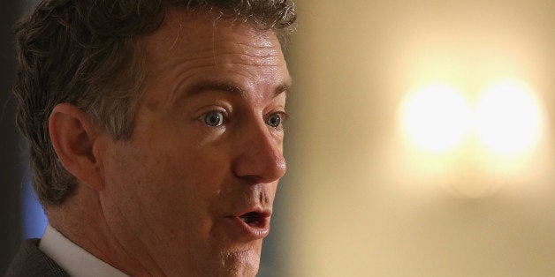 WASHINGTON, DC - JANUARY 21: Sen. Rand Paul (R-KY) speaks at a Ripon Society breakfast on Capitol Hill, January 21, 2015 in