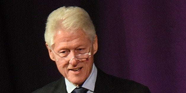 ATLANTA, GA - JANUARY 17: Former President of the United States Bill Clinton gives the keynote address at the HOPE Global Fo