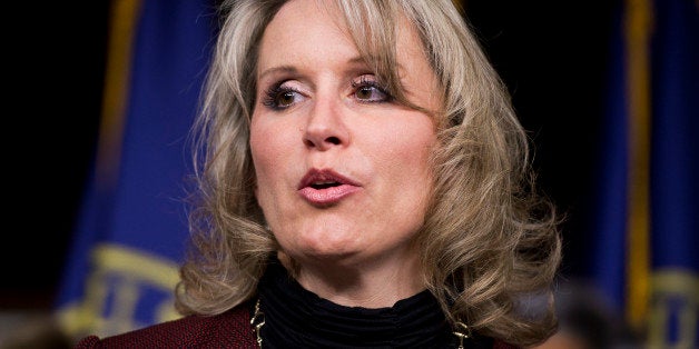 UNITED STATES - JANUARY 27: Rep. Renee Ellmers, R-N.C., speaks during a news conference in the Capitol Visitor Center on legislation to end human trafficking, January 27, 2015. (Photo By Tom Williams/CQ Roll Call)