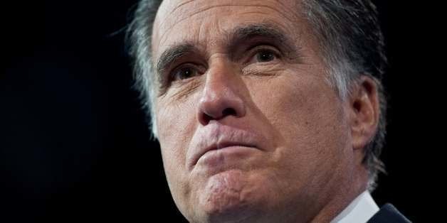 Former US Republican presidential candidate Mitt Romney speaks at the Conservative Political Action Conference (CPAC) in National Harbor, Maryland, on March 15, 2013. AFP PHOTO/Nicholas KAMM (Photo credit should read NICHOLAS KAMM/AFP/Getty Images)