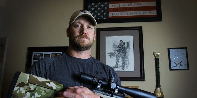 Chris Kyle, a retired Navy SEAL and bestselling author of the book 'American Sniper: The Autobiography of the Most Lethal Sniper in U.S. Military History', holds a .308 sniper rifle in this April 6, 2012, file photo. Kyle was one of two people reported killed on the gun range at Rough Creek Lodge near Glen Rose, Texas, Saturday, February 2 2013. (Paul Moseley/Fort Worth Star-Telegram/MCT via Getty Images)