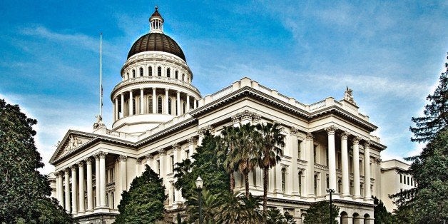 The California State Capitol building, Sacramento, California.