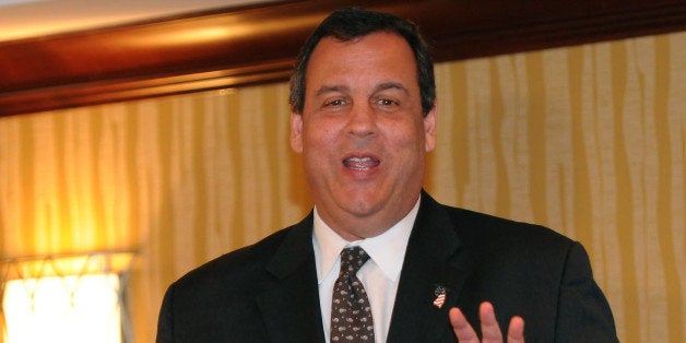 WEST DES MOINES, IA - FEBRUARY 9: New Jersey Gov. Chris Christie speaks to a group of Republicans at the Dallas County Spring Speaker Series February 9, 2015, in West Des Moines, Iowa. Christie was running near the back-of-the pack of the 2016 Republican presidential hopefuls, according to a recent poll of caucus-goers. (Photo by Steve Pope/Getty Images)