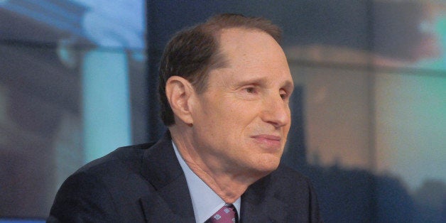 MEET THE PRESS -- Pictured: (l-r) Sen. Ron Wyden (D-OR) appears on 'Meet the Press' in Washington, D.C., Sunday Dec. 14, 2014. (Photo by: William B. Plowman/NBC/NBC NewsWire via Getty Images)