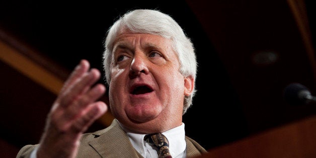 UNITED STATES â OCTOBER 12: Rep. Rob Bishop, R-Utah, participates in a news conference on Wednesday Oct. 12, 2011, to introduce the 'Northern Arizona Mining Continuity Act of 2011,' which will stop the Interior Department from banning mining in a vast area of Arizona that represents the nation's second largest domestic source of uranium ore. (Photo By Bill Clark/CQ Roll Call)