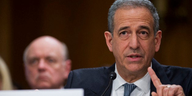 UNITED STATES - FEBRUARY 26: Former Sen. Russ Feingold, D-Wisc., U.S. special envoy for the Great Lakes Region and the Democratic Republic of Congo, testifies before a Senate Foreign Relations Committee hearing in Dirksen Building titled 'Prospects for Peace in the Democratic Republic of Congo and Great Lakes Region.' (Photo By Tom Williams/CQ Roll Call)