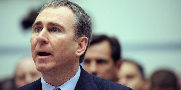 Citadel Investment Group President and Chief Executive Officer Kenneth Griffin testifies on Capitol Hill in Washington, Thursday, Nov. 13, 2008, before the House Oversight and Government Reform hearing on "Hedge Funds and the Financial Market". (AP Photo/Kevin Wolf)