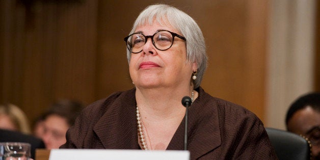 UNITED STATES - OCTOBER 07: Phyllis Borzi, Assistant Secretary of Labor for the Employee Benefits Security Administration, waits to testify at a Senate Health, Education, Labor and Pensions Committee hearing on retirement insecurity in the U.S. (Photo By Tom Williams/Roll Call via Getty Images)