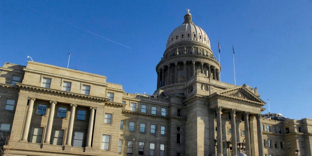 This Friday, Dec. 11, 2009 shows the Idaho statehouse in Boise, Idaho. State lawmakers are finally scheduled to return to their official government home Monday, Jan. 11, 2010 in the Capitol building after 2 1/2 years and about $120 million in renovations and expansion work. (AP Photo/Charlie Litchfield)