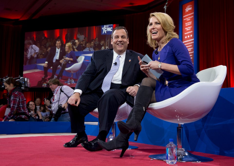 Chris Christie and Laura Ingraham