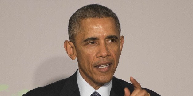 US President Barack Obama delivers remarks at the American Association of Retired Persons (AARP) headquarters in Washington, DC, February 23, 2015, regarding retiremnet security. AFP PHOTO/JIM WATSON (Photo credit should read JIM WATSON/AFP/Getty Images)