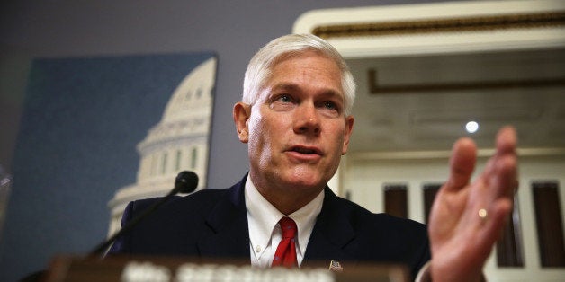 WASHINGTON, DC - AUGUST 01: Committee chairman Rep. Pete Sessions (R-TX) speaks duirng a House Rules Committee meeting Augus