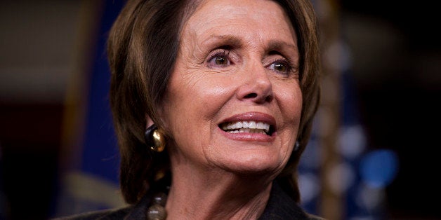 UNITED STATES - FEBRUARY 27: House Minority Leader Nancy Pelosi, D-Calif., conducts her weekly news conference in the Capitol