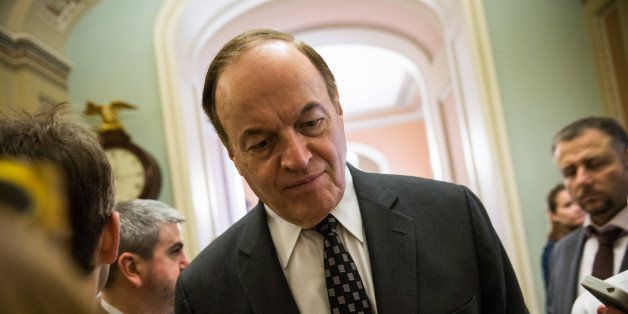 WASHINGTON, DC - OCTOBER 12: Sen. Richard Shelby (R-AL) speaks to reporters before going into the Senate Chamber to vote, on October 12, 2013 in Washington, DC. The shut down is currently in it's 12th day. (Photo by Andrew Burton/Getty Images)