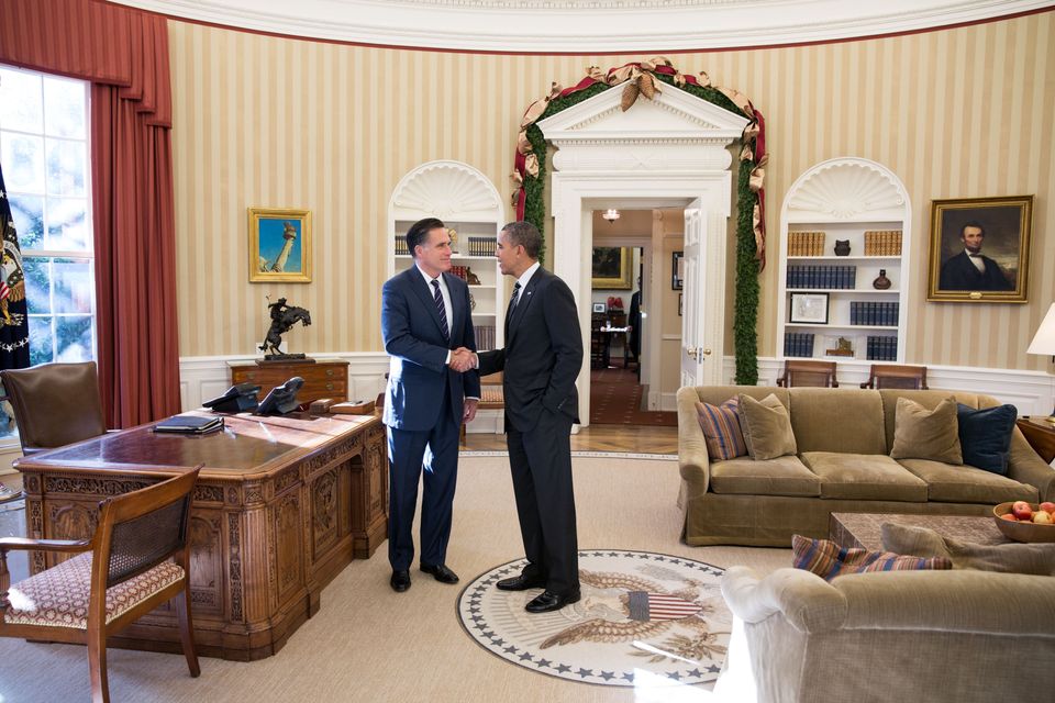 Romney Meets With Obama For Lunch At White House