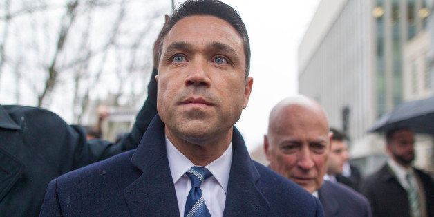NEW YORK, NY - DECEMBER 23: U.S. Rep. Michael Grimm (R-NY) leaves US District Court on December 23, 2014 in the Brooklyn borough of New York City. Grimm pleaded guilty to one count of felony tax fraud. (Michael Graae/Getty Images)