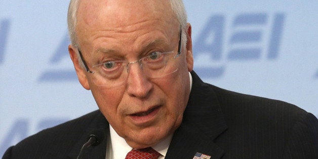 WASHINGTON, DC - SEPTEMBER 10: Former US Vice President Dick Cheney speaks about the situation in Syria and Iraq regarding the terrorist group ISIS, at The American Enterprise Institute for Public Policy Research (AEI), September 10, 2014 in Washington, DC. Vice President Cheney urged President Barack Obama to take a hard line stance against the terrorist group. (Photo by Mark Wilson/Getty Images)