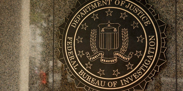 The seal of the Federal Bureau of Investigation (FBI) is seen at the J. Edgar Hoover building in Washington, D.C., U.S., on T