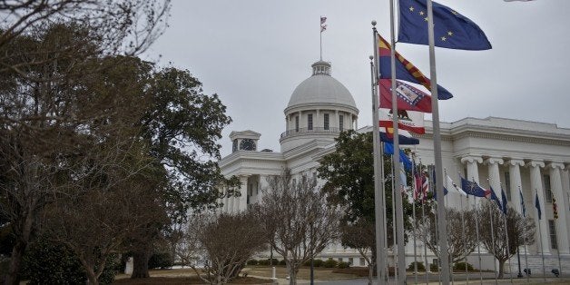 A view of the state capitol on March 6, 2015 in Montgomery, Alabama. March 7 will mark the 50th anniversary of Bloody Sunday