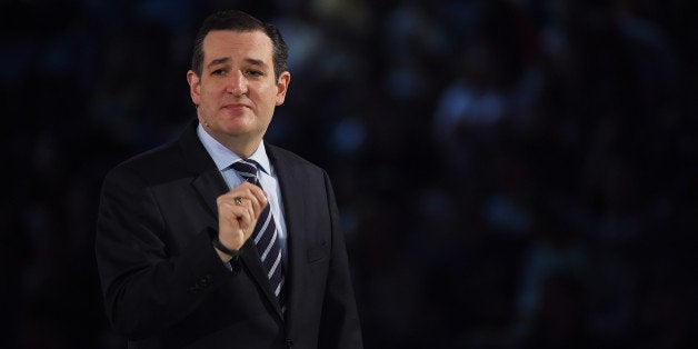 LYNCHBURG, VA - MARCH 23: Senator Ted Cruz (R-Texas) makes a speech where he announced his candidacy for a presidential bid at Liberty University on Monday March 23, 2015 in Lynchburg, VA.(Photo by Matt McClain/ The Washington Post via Getty Images)