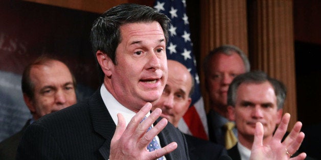 WASHINGTON - FEBRUARY 04: Sen. David Vitter (R-LA) speaks during a news conference on the stimulus package February 4, 2009 in Washington, DC. Senate Republicans say they are alarmed by President Obama's stimulus package worth nearly $900 billion dollars, which will be voted on later in the week. (Photo by Mark Wilson/Getty Images)