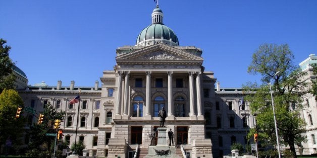 INDIANAPOLIS, IN - SEPTEMBER 30: Indiana State Capitol Building, in Indianapolis, Indiana on SEPTEMBER 30, 2012. (Photo By Raymond Boyd/Michael Ochs Archives/Getty Images)