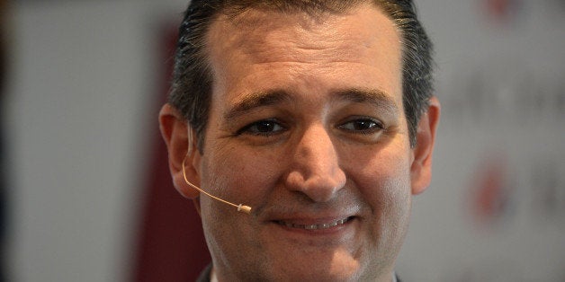 MERRIMACK, NH - MARCH 27: U.S. Senator Ted Cruz (R-TX) speaks at a Conservative Business League of New Hampshire Rally March 27, 2015 in Merrimack, New Hampshire. Cruz is the first politician to have officially announced his run for president in the upcoming election. (Photo by Darren McCollester/Getty Images)