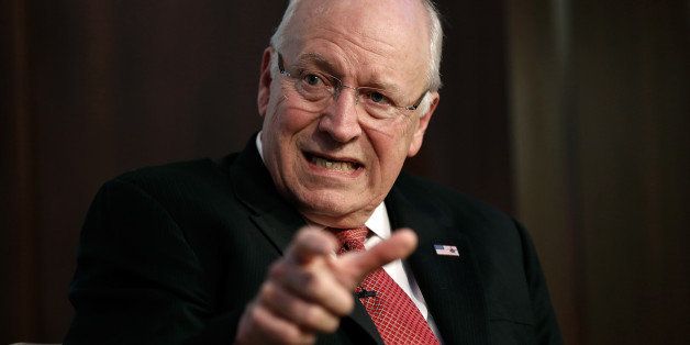 WASHINGTON, DC - MAY 12: Former U.S. Vice President Dick Cheney talks about his wife Lynne Cheney's book 'James Madison: A Life Reconsidered' May 12, 2014 in Washington, DC. The Cheneys spoke at the American Enterprise Institute for Public Policy Research. (Photo by Win McNamee/Getty Images)