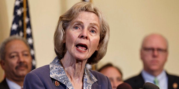 Rep. Lois Capps, D-Calif., who represents Santa Barbara, Calif., where a mentally unstable man fatally shot and stabbed six p
