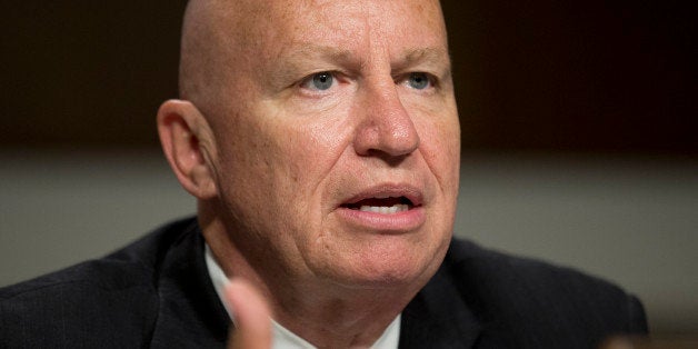 Joint Economic Committee Chairman Rep. Kevin Brady, R-Texas questions Federal Reserve Chairman Ben Bernanke, on Capitol Hill in Washington, Wednesday, May 22, 2013, during the committee's hearing on "The Economic Outlook" . Bernanke told the committee that the U.S. job market remains weak and that it is too soon for the Federal Reserve to end its extraordinary stimulus programs. (AP Photo/Manuel Balce Ceneta)