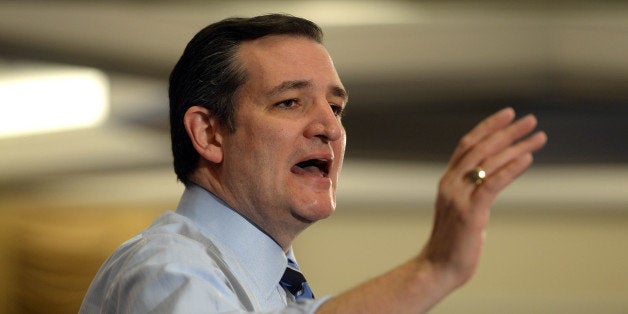 NASHUA, NH - APRIL 18: U.S. Sen. Ted Cruz (R-TX) speaks at the First in the Nation Republican Leadership Summit April 18, 201