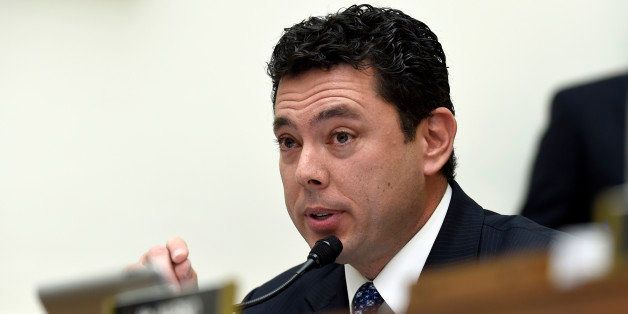 House Judiciary Committee member Rep. Jason Chaffetz, R-Utah questions acting Secret Service Director Joseph Clancy, on Capitol Hill in Washington, Wednesday, Nov. 19, 2014, during the committee's hearing on oversight of the Secret Service. (AP Photo/Susan Walsh)