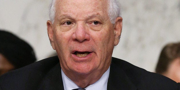 WASHINGTON, DC - SEPTEMBER 04: U.S. U.S. Sen. Ben Cardin (D-MD) speaks before the Senate Foreign Relations Committee vote on