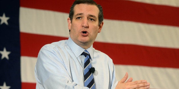 NASHUA, NH - APRIL 18: U.S. Sen. Ted Cruz (R-TX) speaks at the First in the Nation Republican Leadership Summit April 18, 2015 in Nashua, New Hampshire. The Summit brought together local and national Republicans and was attended by all the Republicans candidates as well as those eyeing a run for the nomination. (Photo by Darren McCollester/Getty Images)