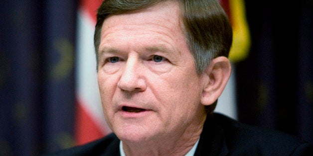 WASHINGTON - JUNE 20: Committee ranking member Representative Lamar Smith (R-TX)speaks during a hearing of the House Judiciary Committee on Capitol Hill June 20, 2008 in Washington, DC. Scott McClellan a former White House press secretary for U.S. President George W. Bush, appeared before the committee to testify about the leak CIA of agent Valerie Plame's identity. (Photo by Brendan Smialowski/Getty Images)