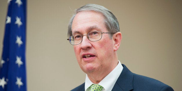 UNITED STATES - MAY 7: Rep. Bob Goodlatte, R-Va., speaks at a news conference in Rayburn on efforts to reform the Renewable Fuel Standard and deliver the message that 'America's engines, environment and food supply are in danger.' (Photo By Tom Williams/CQ Roll Call)