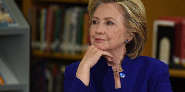 LAS VEGAS, NV - MAY 05: Democratic presidential candidate and former U.S. Secretary of State Hillary Clinton speaks at Ranch