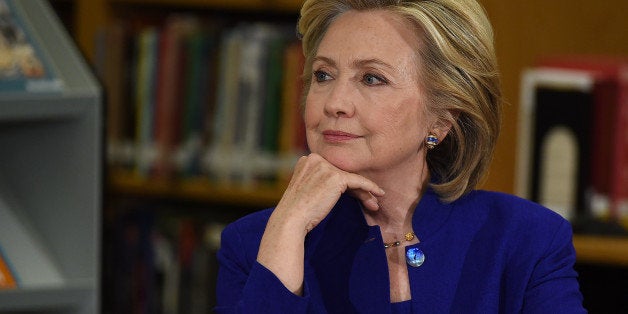 LAS VEGAS, NV - MAY 05: Democratic presidential candidate and former U.S. Secretary of State Hillary Clinton speaks at Rancho High School on May 5, 2015 in Las Vegas, Nevada. Clinton said that any immigration reform would need to include a path to 'full and equal citizenship.' (Photo by Ethan Miller/Getty Images)