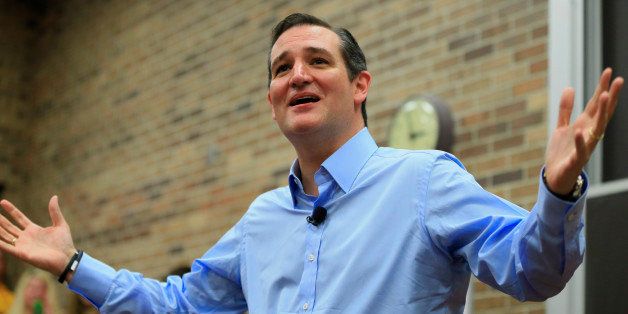 Presidential candidate Sen. Ted Cruz, R-Texas, speaks during a town hall event at Morningside College in Sioux City, Iowa, Wednesday, April 1, 2015. (AP Photo/Nati Harnik)