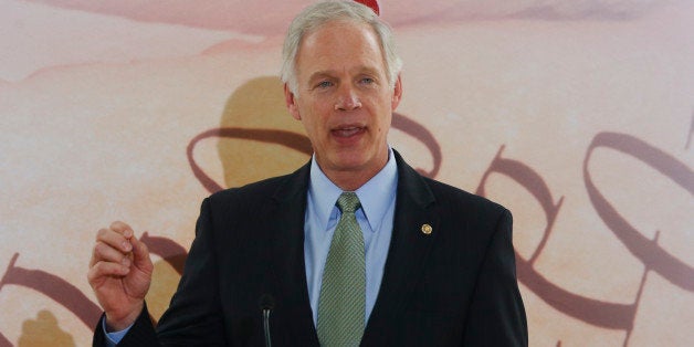 Sen. Ron Johnson, R-Wisc., speaks at the Faith and Freedom Coalition Road to Majority Conference in Washington, Thursday, June 13, 2013. (AP Photo/Charles Dharapak)