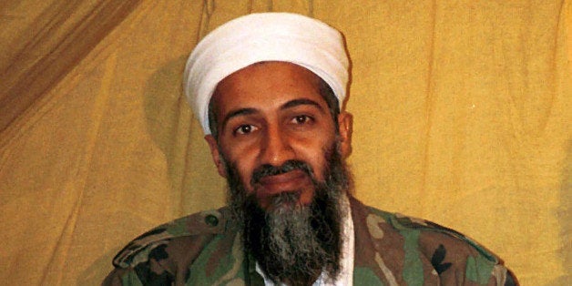 FILE - This undated file photo shows al Qaida leader Osama bin Laden in Afghanistan. A new book due out Tuesday, Oct. 16, 201