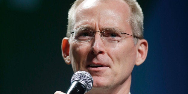 LAS VEGAS, NV - AUGUST 13: Former Rep. Bob Inglis (R-SC) speaks during the National Clean Energy Summit 6.0 at the Mandalay