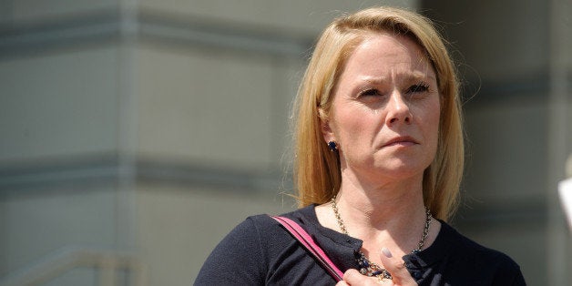 NEWARK, NJ - MAY 04: New Jersey Gov. Chris Christie's former deputy chief of staff Bridget Kelly attends a press conference in front of the federal courthouse on May 4, 2015 in Newark, New Jersey. Kelly was arraigned for his alleged involvement in the Bridgegate scandal that resulted from politically-motivated lane closures on the New Jersey side of the George Washington Bridge. (Photo by Bryan Thomas/Getty Images)