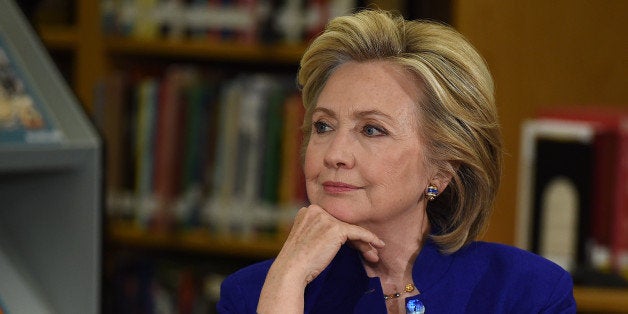 LAS VEGAS, NV - MAY 05: Democratic presidential candidate and former U.S. Secretary of State Hillary Clinton speaks at Rancho High School on May 5, 2015 in Las Vegas, Nevada. Clinton said that any immigration reform would need to include a path to 'full and equal citizenship.' (Photo by Ethan Miller/Getty Images)