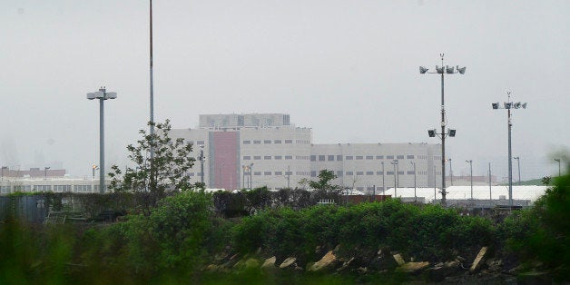 A view of Riker's Island penitentiary complex where IMF head Dominique Strauss-Kahn is being held, in New York, May 17, 2011. Strauss-Kahn, the head of the International Monetary Fund and a leading French politician tipped as a presidential front-runner for 2012, was charged in the early hours of Sunday morning with sexual assault and attempted rape. AFP PHOTO/Emmanuel Dunand (Photo credit should read EMMANUEL DUNAND/AFP/Getty Images)