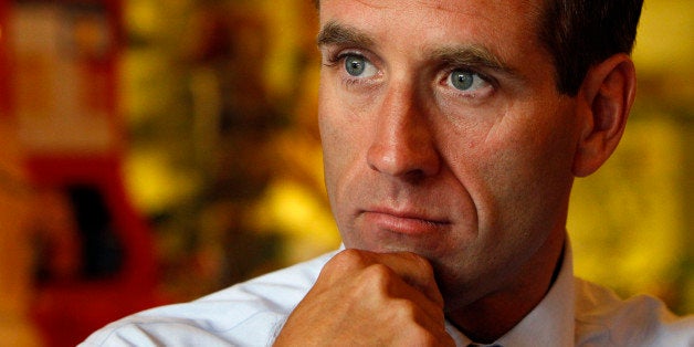 Delaware Attorney General Beau Biden responds to a question during an interview with the Associated Press in Dover, Del., Wednesday, Aug. 11, 2010. When asked about his long-range plans, specifically about whether he is eyeing the U.S. Senate seat long held by his father, the eldest son of vice president Joe Biden remains coy. (AP Photo/Ann Heisenfelt)